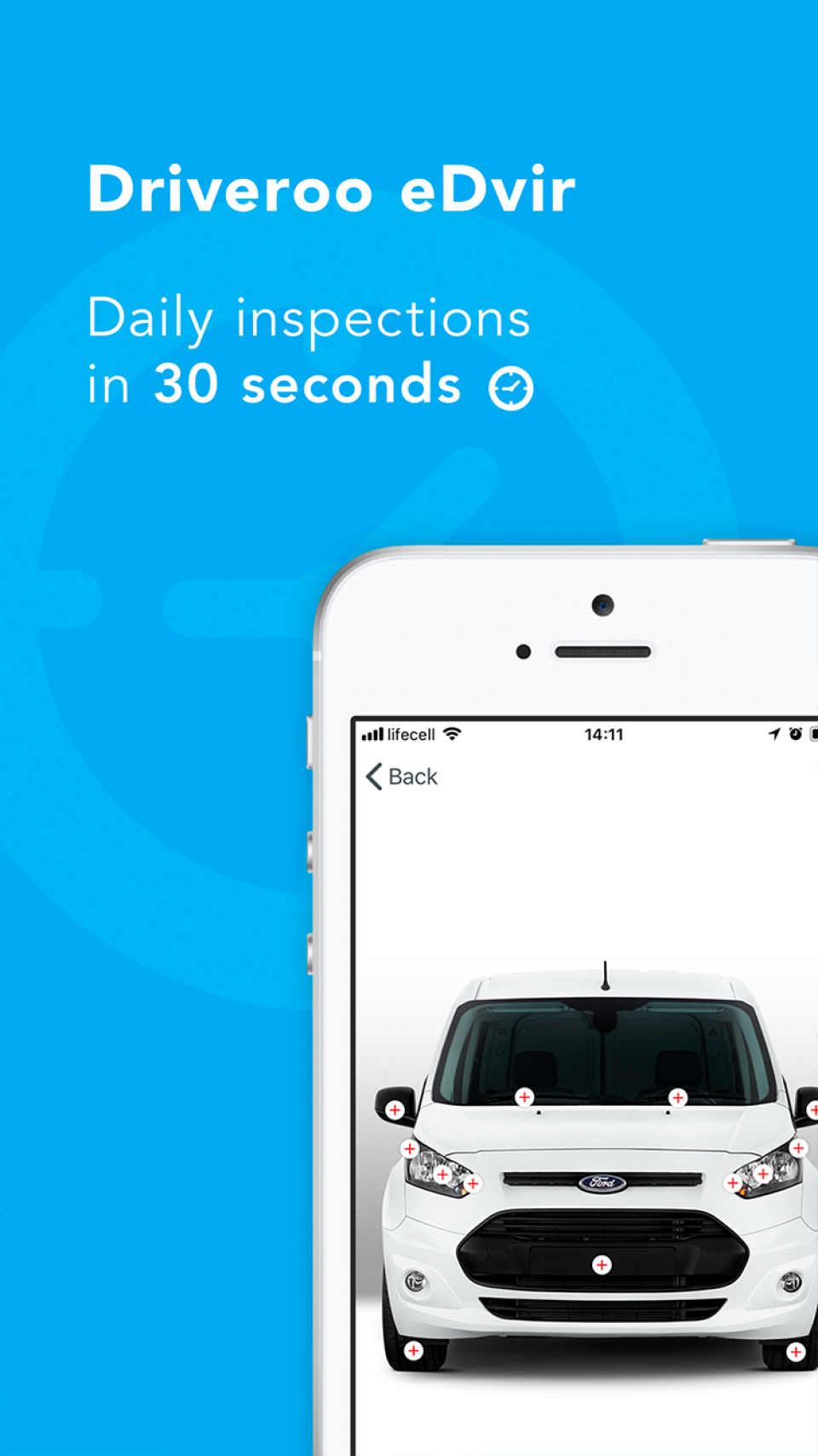screenshot of Driveroo eDVIR